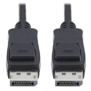 Tripp Lite P580-001-V4 DisplayPort 1.4 Cable with Latching Connectors - 8K UHD, HDR, HDCP 2.2, M-M - Black - 1 ft.