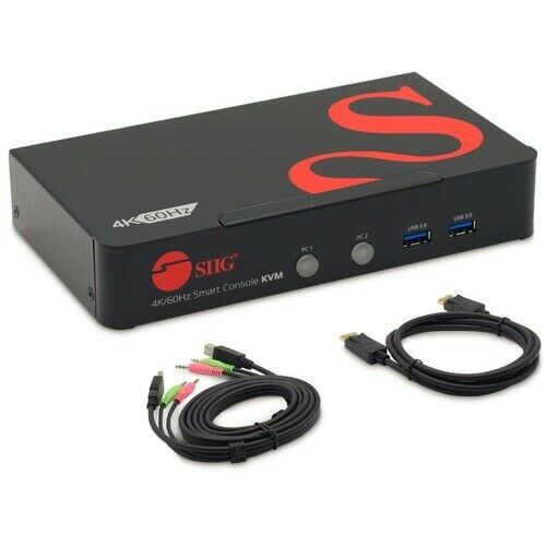 2 Port Displayport 1.2 4K KVM Switch