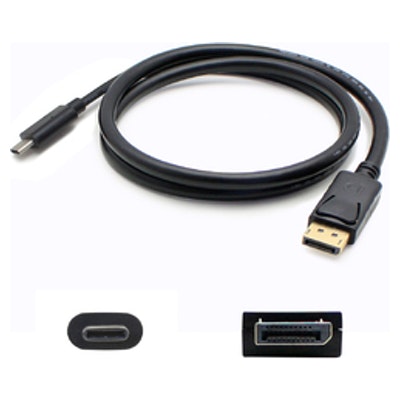 3 ft. USB 3.1 C-Male to Male Displayport Cable, Black