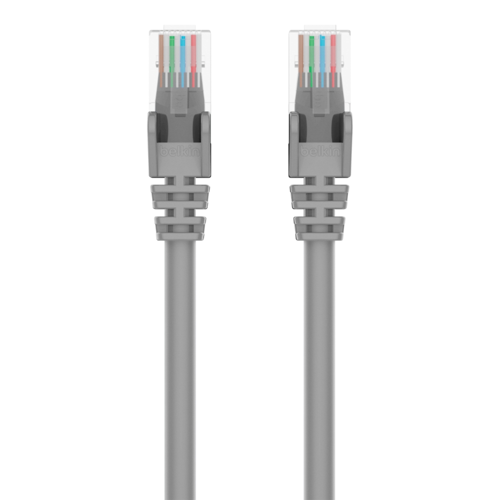 Picture of Belkin CE001B01-BLK-S 1 ft. Cat 6 Slim 28 AWG UTP Patch Network Cable, Black