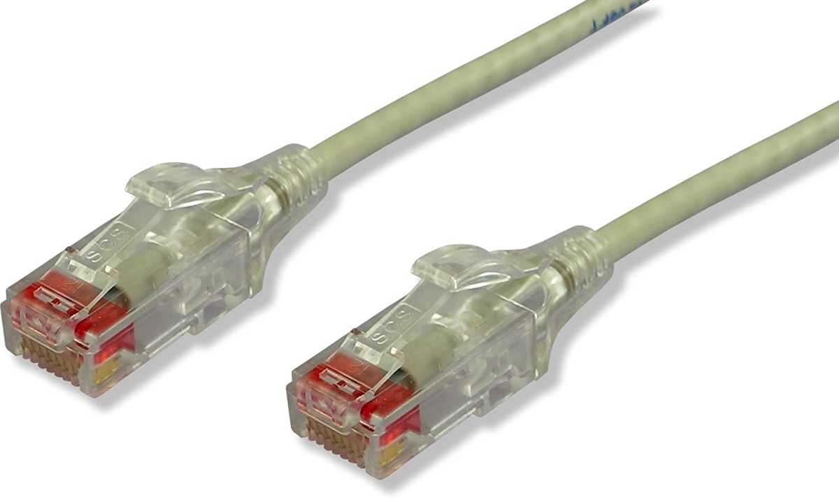 Belkin Components CE001B05-S 28AWG Cat6 Slim Adapter Cable, Gray - 5 ft.