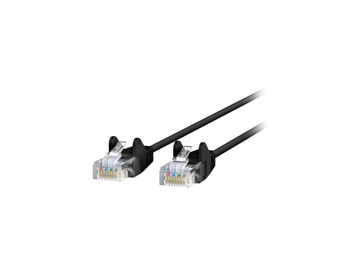 Belkin Components CE001B10-BLK-S 10 ft. Snagless Patch Network Cable for Cat 6 28 AWG UTP - Black