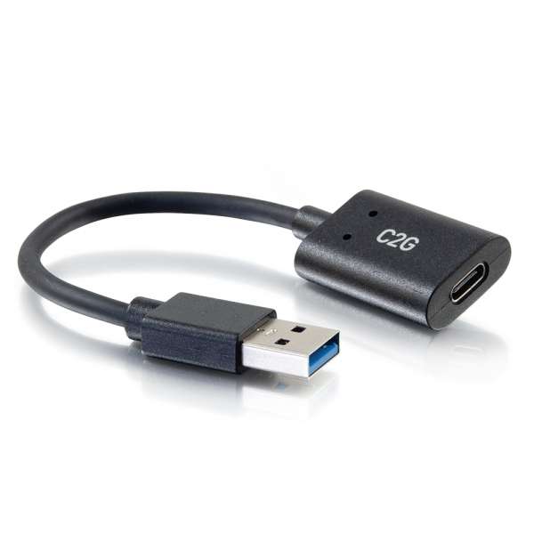 6 in. USB C USB A Superspeed USB 5GBps Adapter Converter - Female to Male