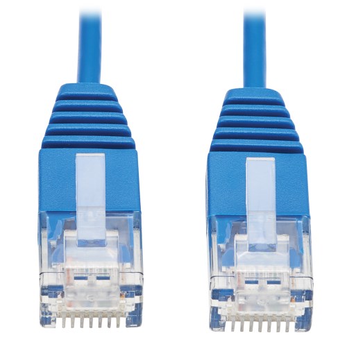Picture of Tripp Lite N200-UR10-BL 10 ft. Cat6 Gigabit Molded Ultra-Slim UTP Ethernet Cable, Blue