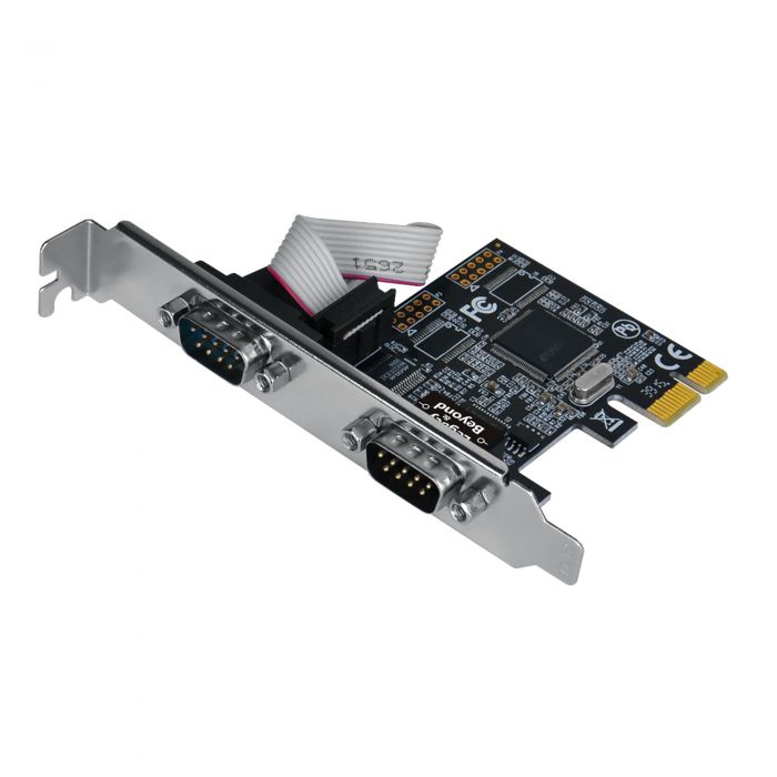 Picture of SIIG LB-S00014-S1 Dual-Serial Port RS-232 PCI Express Card