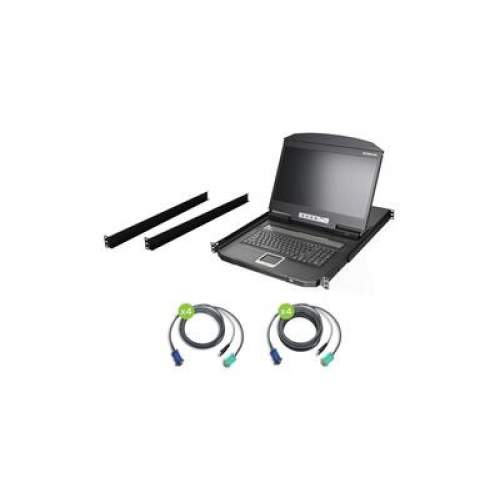 GCL1908WKITU Widescreen LCD 8Port KVM Switch with Cables