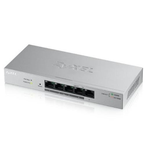 Picture of Zyxel GS1200-8HP 60W Fanless 8 Port GbE POE Plus L2 Web Managed Switch
