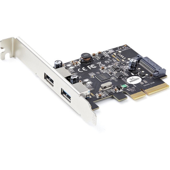 2-Port USB PCIe 10Gbps Type-A PCI Express 3.0 x2 Host Controller Expansion Card