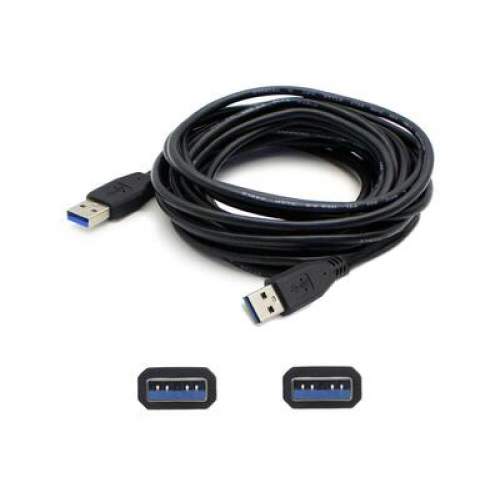 USB3EXTAB1 1 ft. USB 3.0 Male to USB 3.0 Male Extension Cable, Black