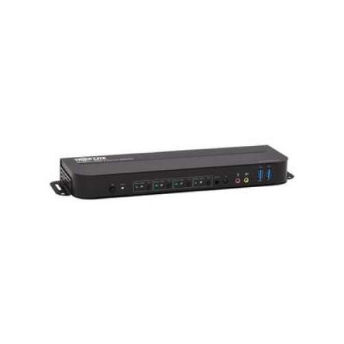 4-Port 4K 60 Hz HDR HDCP 2.2 IR USB Sharing HDMI & USB KVM Switch