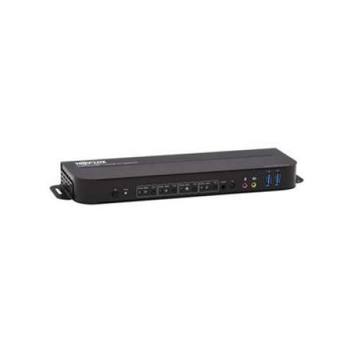 4-Port 4K 60 Hz HDR HDCP 2.2 IR DP 1.4 USB Sharing DisplayPort & USB KVM Switch