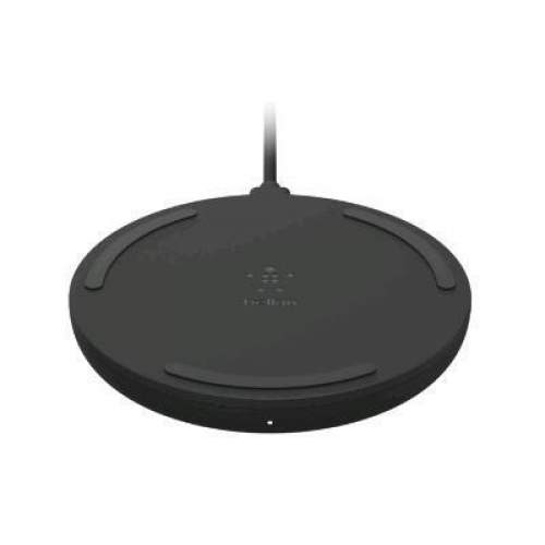 Picture of Belkin Components WIA002TTBK 15W Boost Charge Wireless Charging Pad with QC 3.0 24W Wall Charger