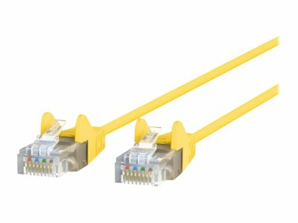 5 ft. Cat6 Slim 28AWG Cable, Yellow