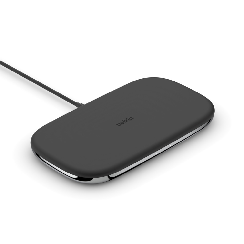 Picture of Belkin Components WIZ006TTBK 10W PSU Dual Free Induction Charger, Black
