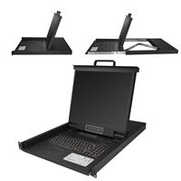 19 in. 16-Port KVM Console for Server Rack