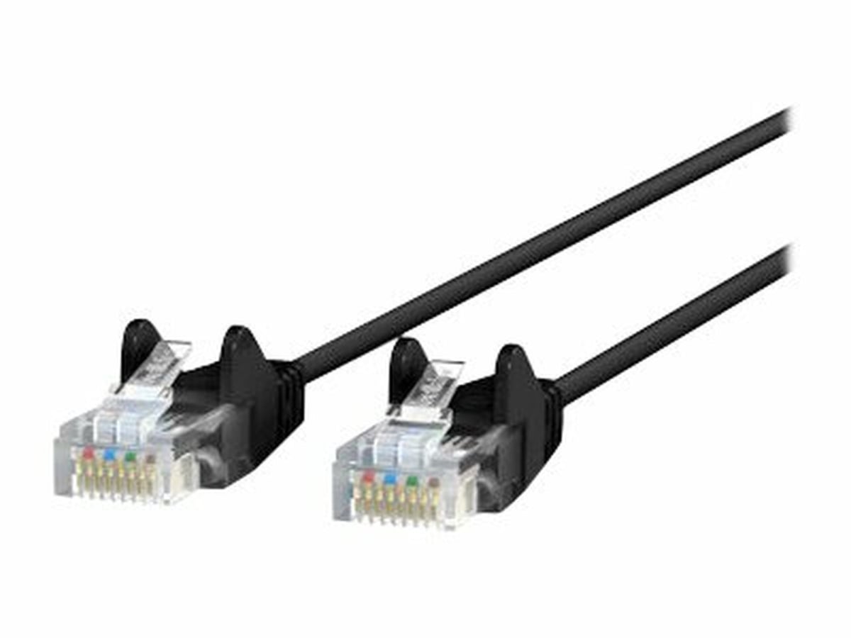 50 ft. CAT6 Slim 28AWG Cable, Black