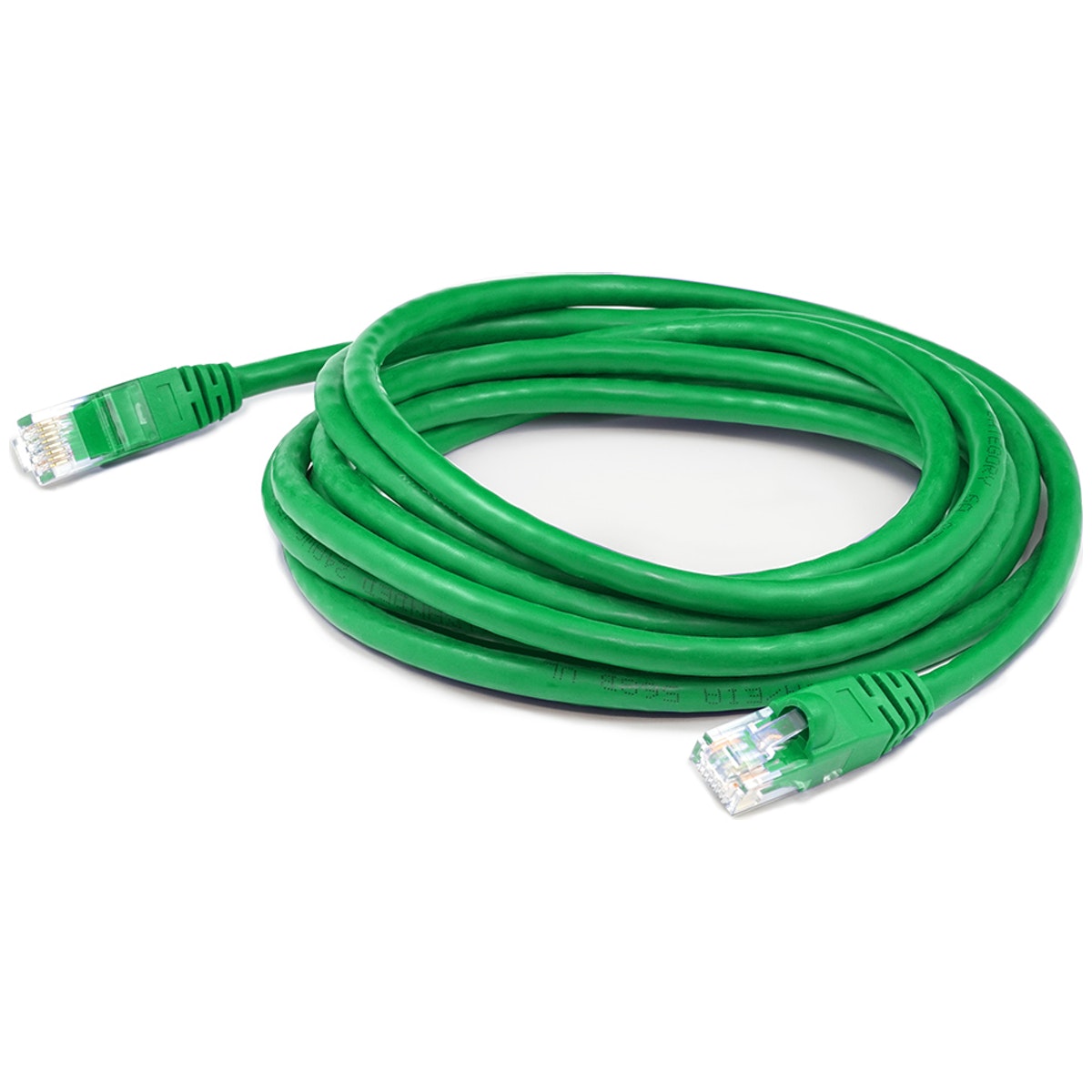 6 ft. RJ-45 Male to Male Cat6A Copper Patch Cable, Green