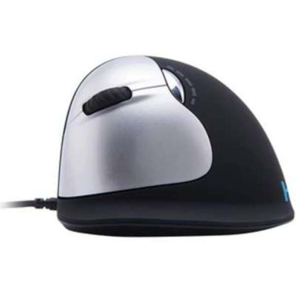 R-Go Tools Left Medium He Wired Mouse, Black