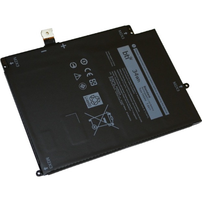 451-BCBR- Replacement Internal Laptop Battery for Dell Latitude 7285, 2-in-1 Yx0Xh & 451-BCBR