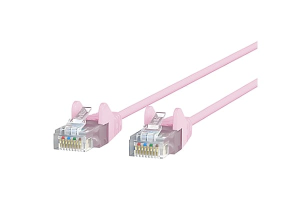 3 ft. Cat6 Slim 28AWG Network Cable, Pink