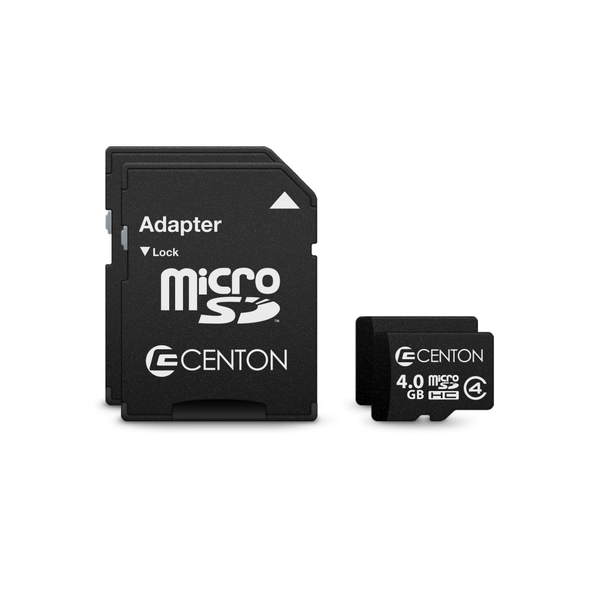 Picture of Centon Electronics S1-MSDHC4-4G2PK 4GB MP Essential Micro SDHC Card-Class 4&#44; Pack of 2
