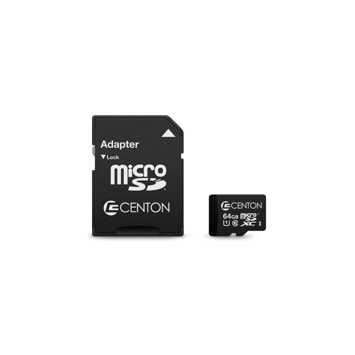 Picture of Centon Electronics S1-MSDXU1-64G 64GB Micro SDXC UHS-I Card