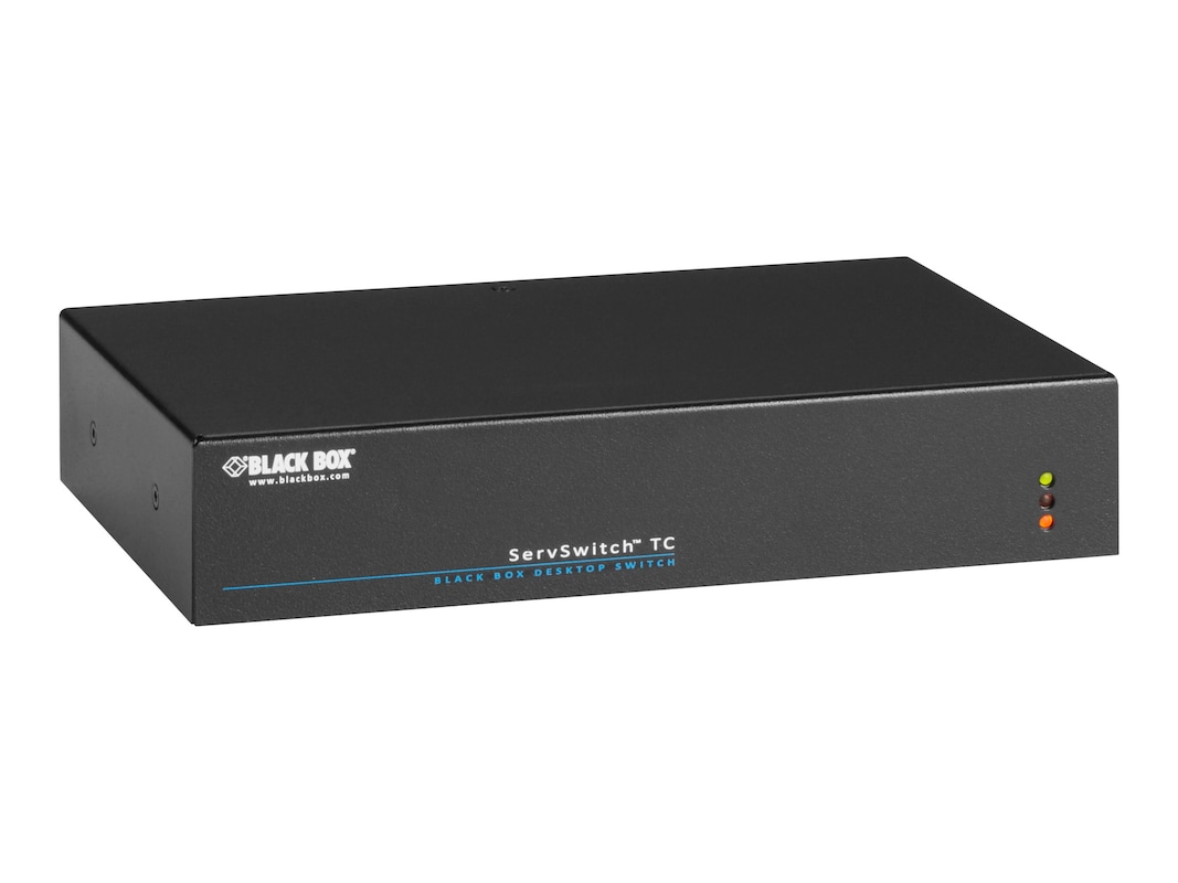 Picture of Black Box ACX1004A-HID2 2-USB 4-Port GSA TAA KM Switch - Glide & Switch