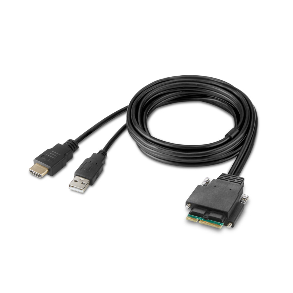 Picture of Belkin Components F1DN102MOD-HH-4 2-Port Single Head HDMI Modular Secure KVM Switch PP4.0 with Remote