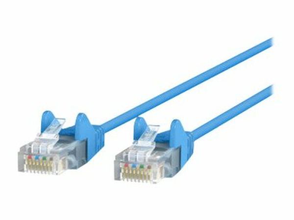 Cat6 Slim 28AWG Cable, Blue - 50 ft.