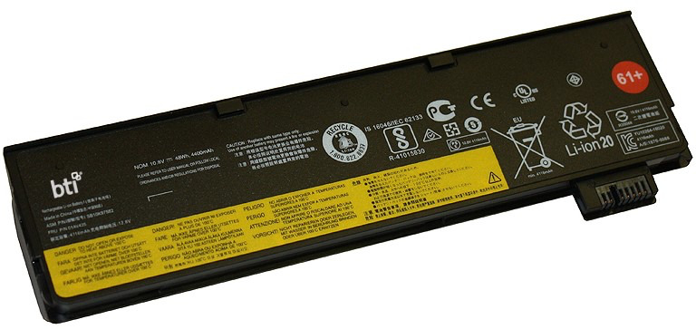 Picture of Battery Technology LN-4X50M08811-BTI Battery for Lenovo Thinkpad T470&#44; T570&#44; T480&#44; T580 & 25