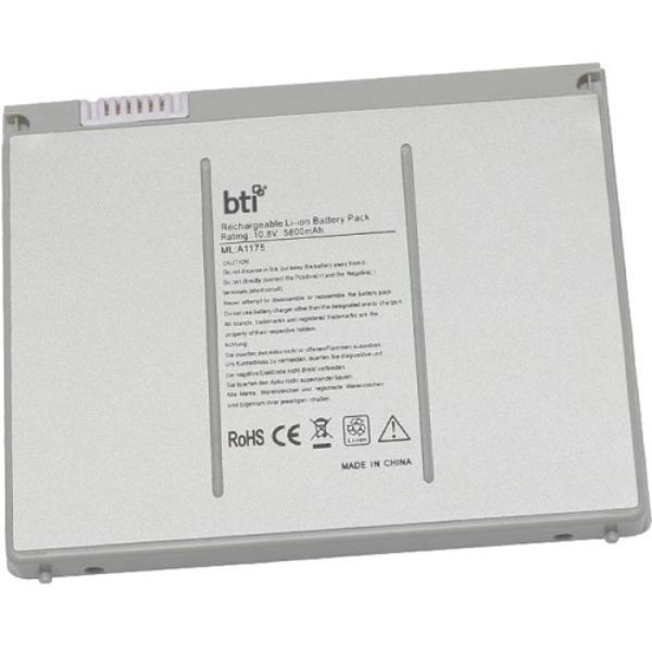 A1175-BTI 5800 mAh 10.80V Replacement Battery for Macbook Pro 15 A1150 & A1175, A1211 & A1226, A1260