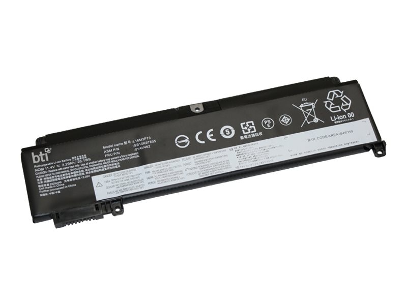 Picture of Battery Technology 01AV462-BTI T460S T470S SB10K97605 Battery for ThinkPad