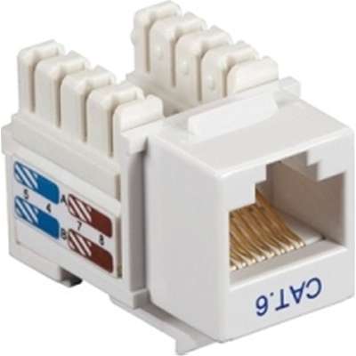 Black Box CAT6J-WH CAT6 Keystone Jack Value Line - White