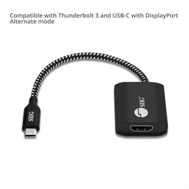 USB Type-C to HDMI Video Cable Adapter with PD Charging - USB Type C - 1 x HDMI, HDMI