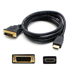 Picture of Add-On HDMI2DVIDS6F 6 ft. HDMI to DVI-D Male to Male Black Adapter Cable