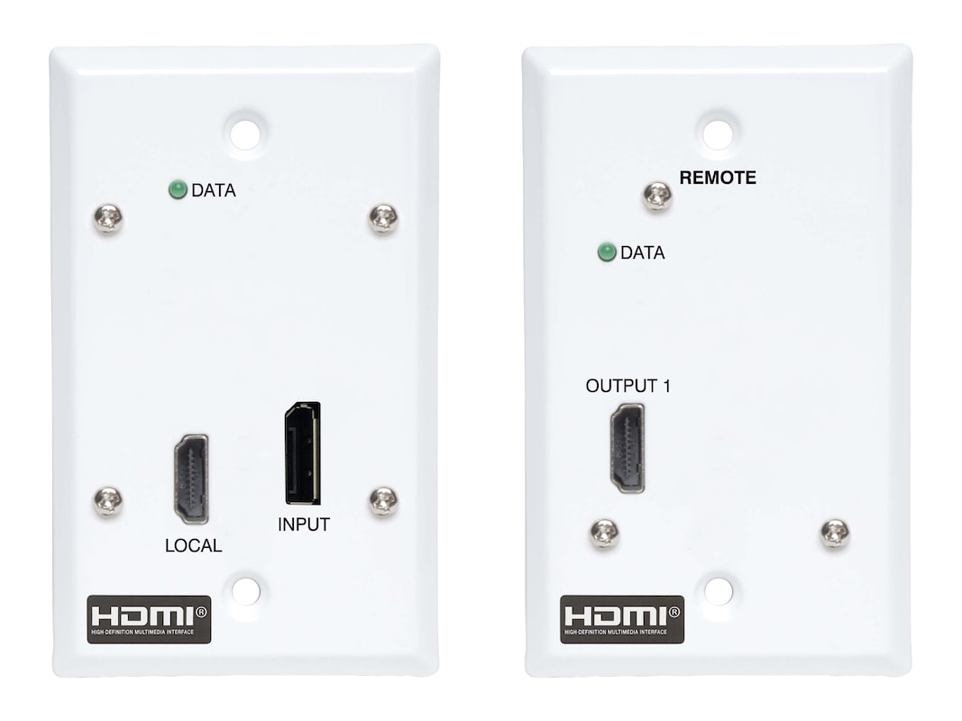 Tripp Lite B127A-1A1-FDFH Displayport to HDMI Over CAT6 Extender Kit, White