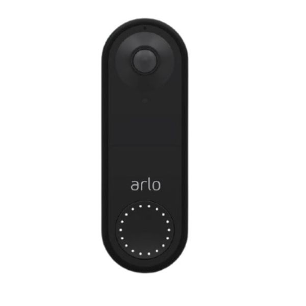 Picture of Arlo Technologies AVD1001B-100NAS Wired Video Doorbell&#44; Black - HS Video
