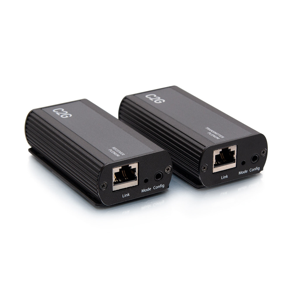 1-Port USB C Extender Transmitter to Receiver Kit - Plenum Rated