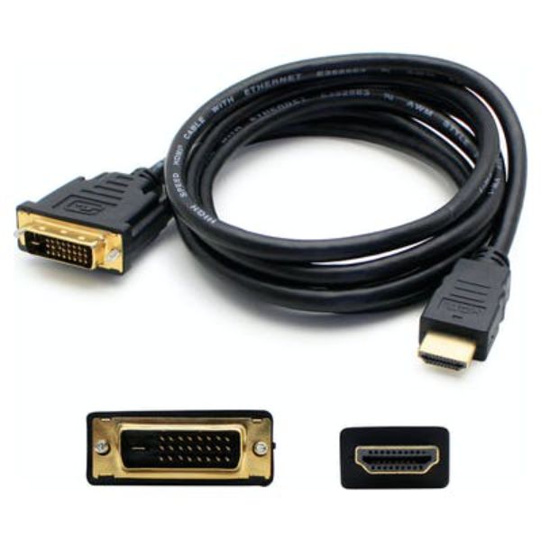 12 ft. HDMI-DVI-D Male to Male Black Adapter Cable