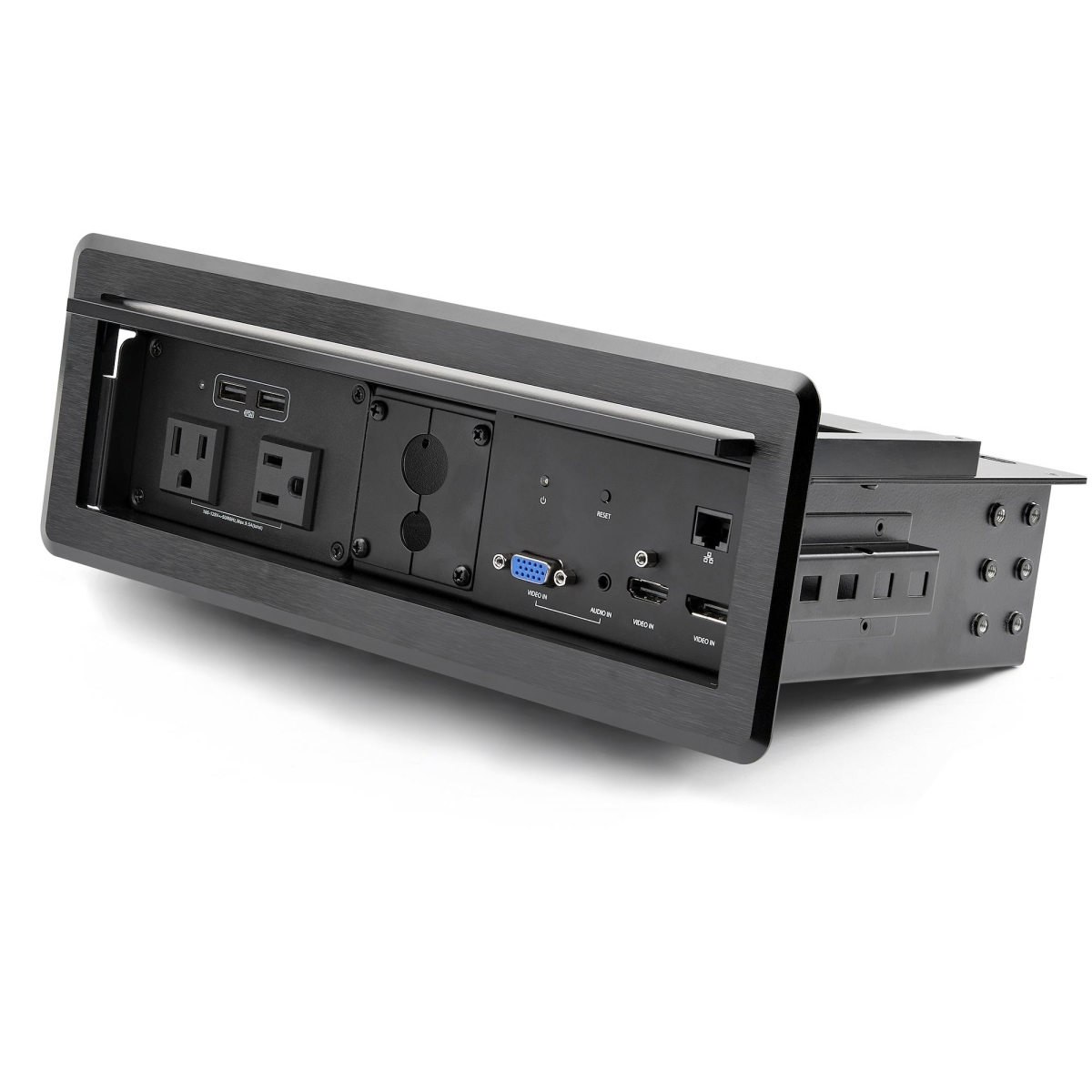 Picture of Startech KITBXAVHDPNA Conference Table Connectivity Box with Audio & Video Power Modules & Cable Organizer