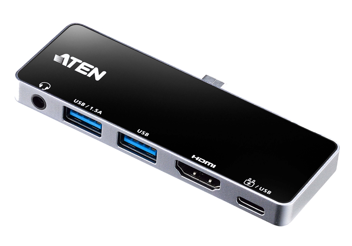 Picture of Aten UH3238 92W USB-C Travel Dock with Power Pass-Through