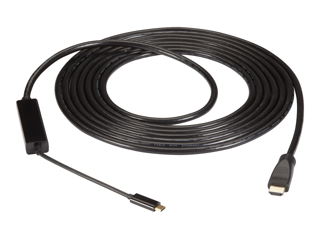 BLACK BOX USB-C Adapter Cable, USB-C To HDMI 2.0 Active Adapter, 4k60, Hdcp 2.2, Dp 1.2 A