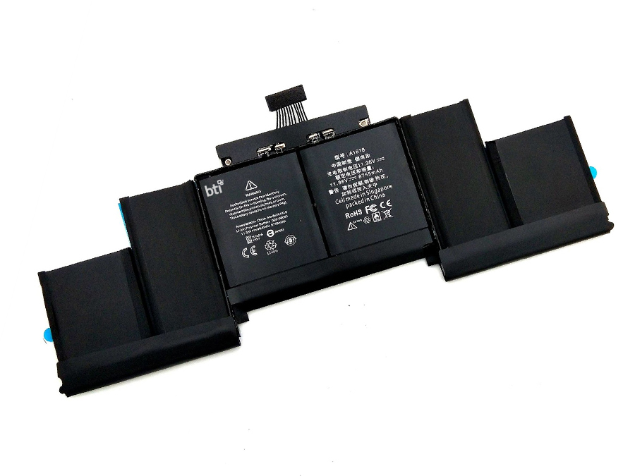 Picture of Battery Technology A1618-BTI Replacement Battery for Apple Macbook Pro MJLQ2LL-A&#44; MJLT2LL-A & MJLU2LL-A