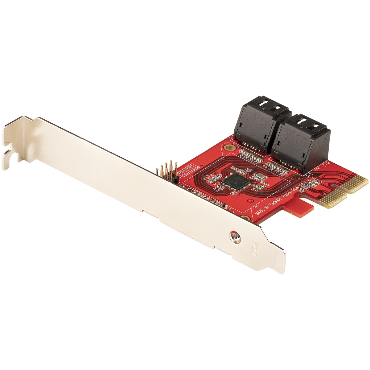 Picture of Startech 4P6G-PCIE-SATA-CARD Sata III 6Gbps Pcie 3.0 X2 Card - Sata Expansion Adapter Card - 4-Port SATA