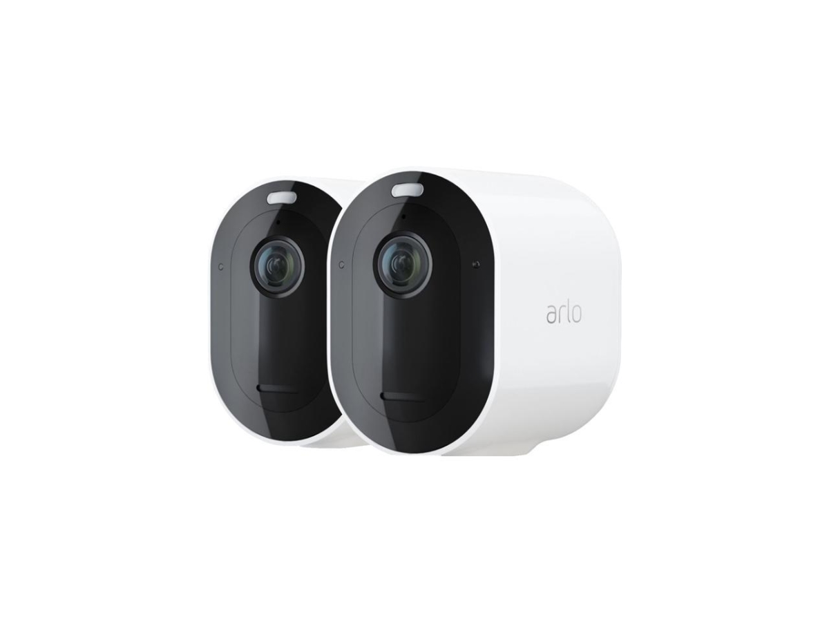 VMC4250P-100NAS Pro 4 Spotlight 2 Camera Kit, Glossy White -  Arlo