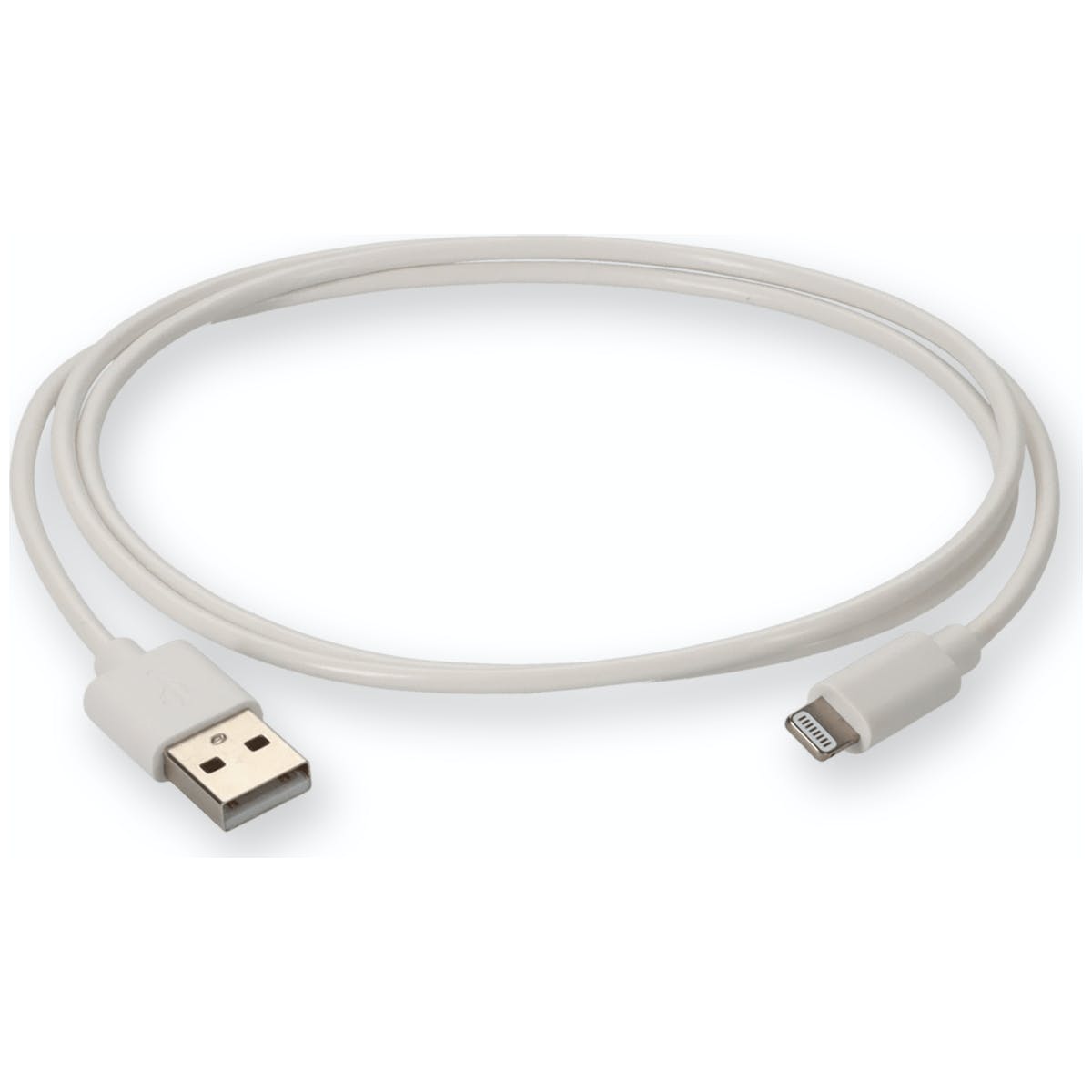 MD818AM-A-AO 1 m USB 2.0-A Male to Lightning Male Cable for Apple Computer Compatible - White