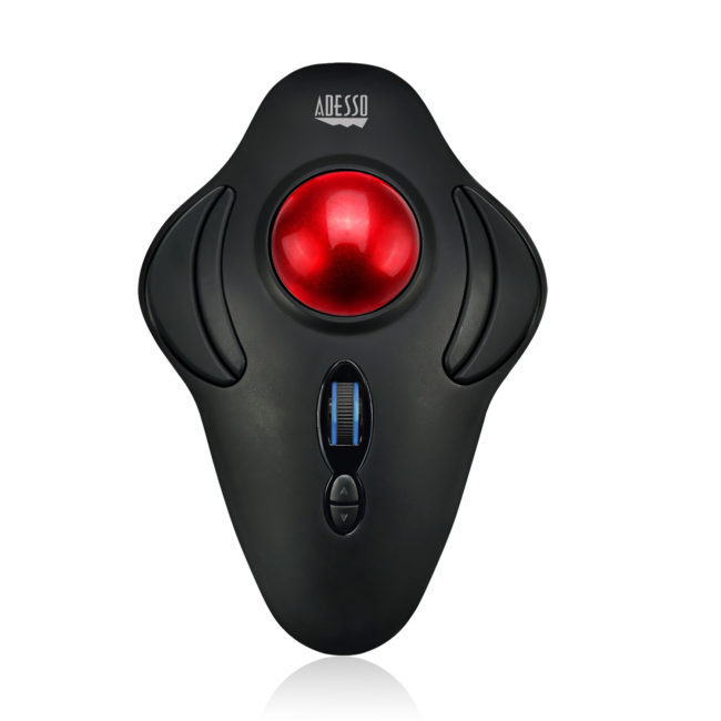Picture of Adesso IMOUSET40 2.4GHz Wireless Programmable Ambidextrous Ergonomic Trackball Mouse