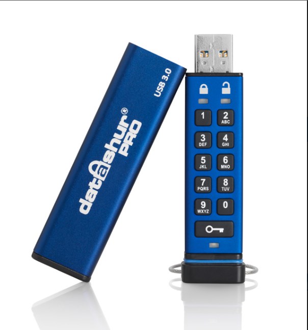 Picture of iStorage IS-FL-DA3-256-16 Datashur Pro 16GB Encrypted USB Flash Drive