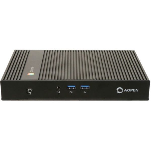 Picture of AOpen America 91.CX100.GA70 Chromebox Commercial 2 Chromebox - Intel Celeron 3867U - 4 GB RAM DDR4 SDRAM - 32 GB SSD - Intel Chip - Chrome OS - Intel DDR4 SDRAM - Black