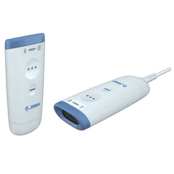 Picture of Zebra CS6080-HCKF00BVZWW Corded Companion Scanner with Area Imager&#44; Healthcare for CS6080